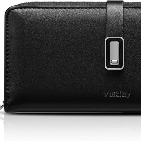 Accessories - Large Wallets for Women, Leather Lightweight Long Clutch Wallet for Women, Zippe